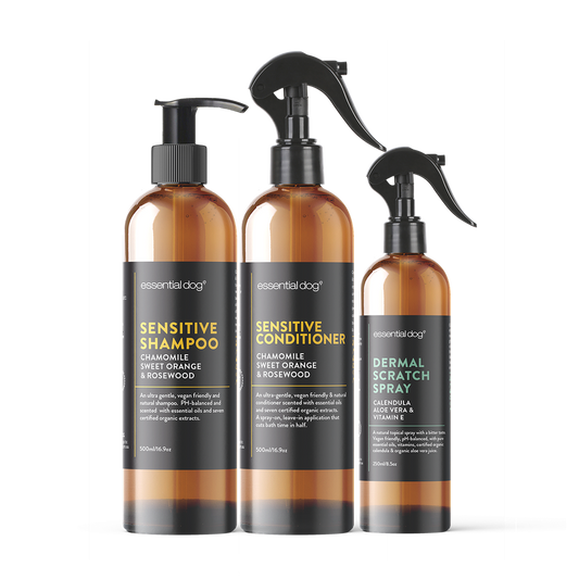 Dog Shampoo, Conditioner & Dermal Scratch Spray (Sensitive)